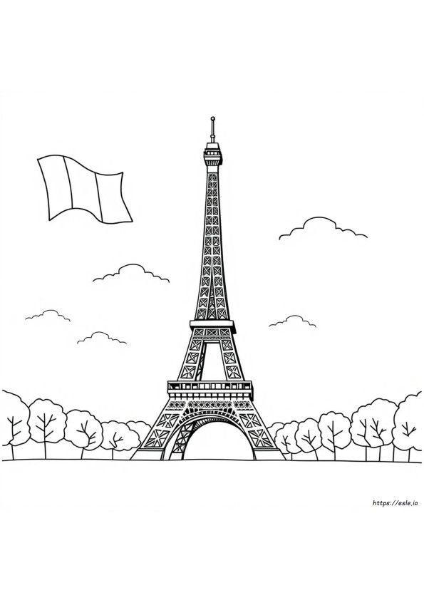 フランスの塗り絵