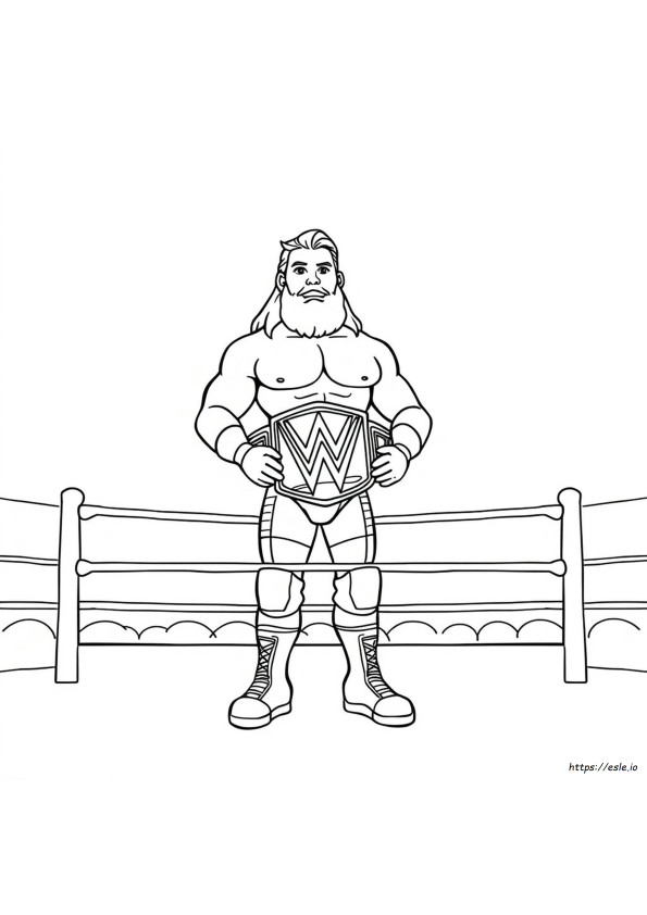 Coloriages Avec Les Titres De La Wwe