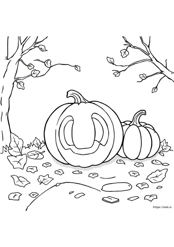Hallowen Coloring Page