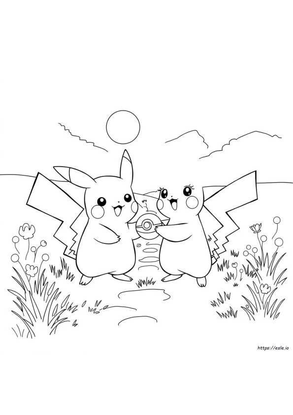 Evie Coloring Pages Pokemon