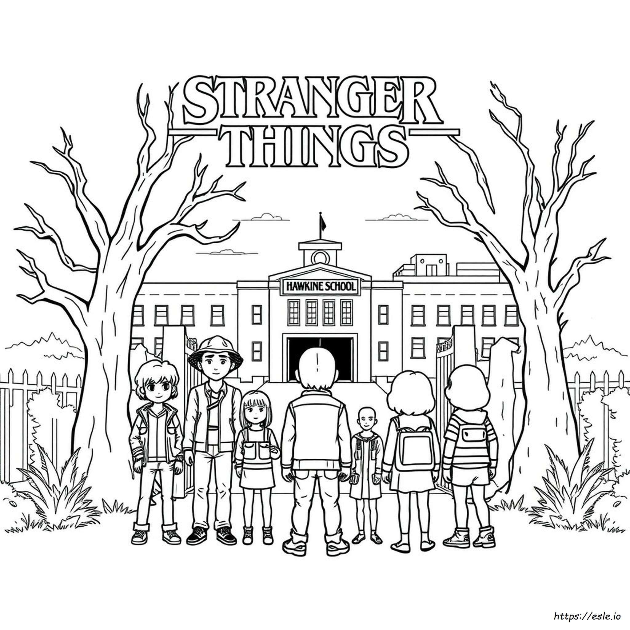 Stranger Things Para Colorear En Pdf