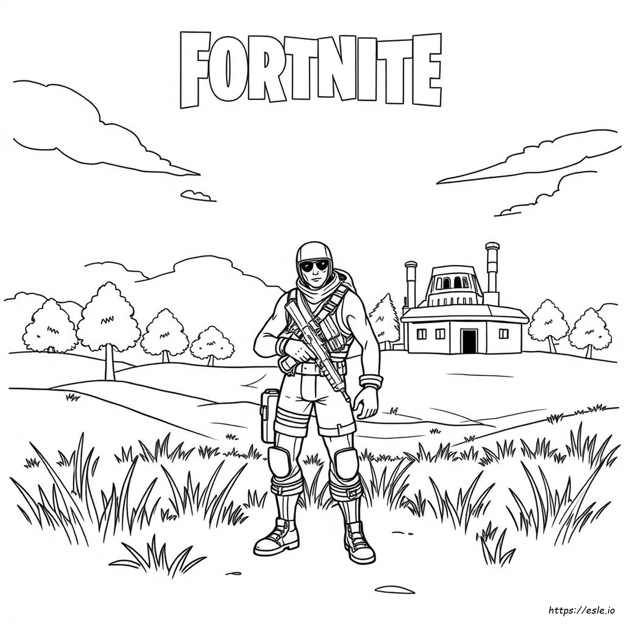 Fortnite Da Colorare Online