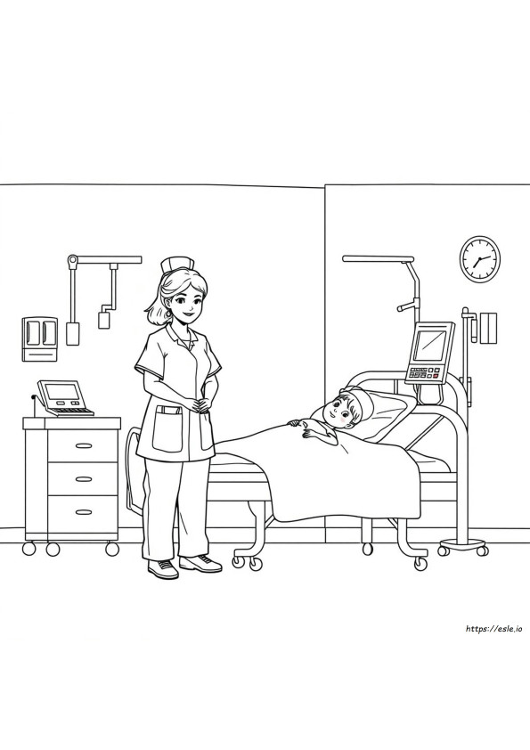 Coloring Pages For Nurses