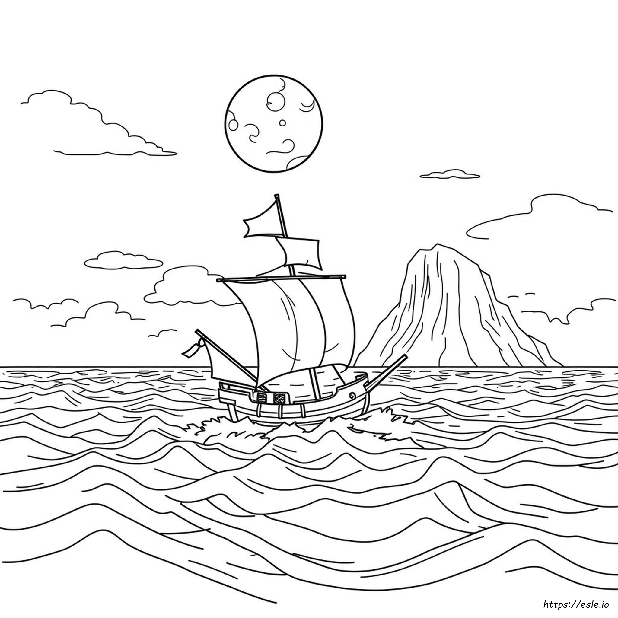 Pirates Of The Caribbean Coloring