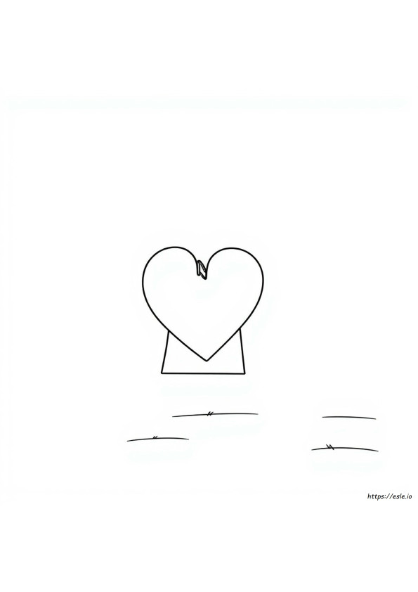 Clipart Cuore Da Colorare