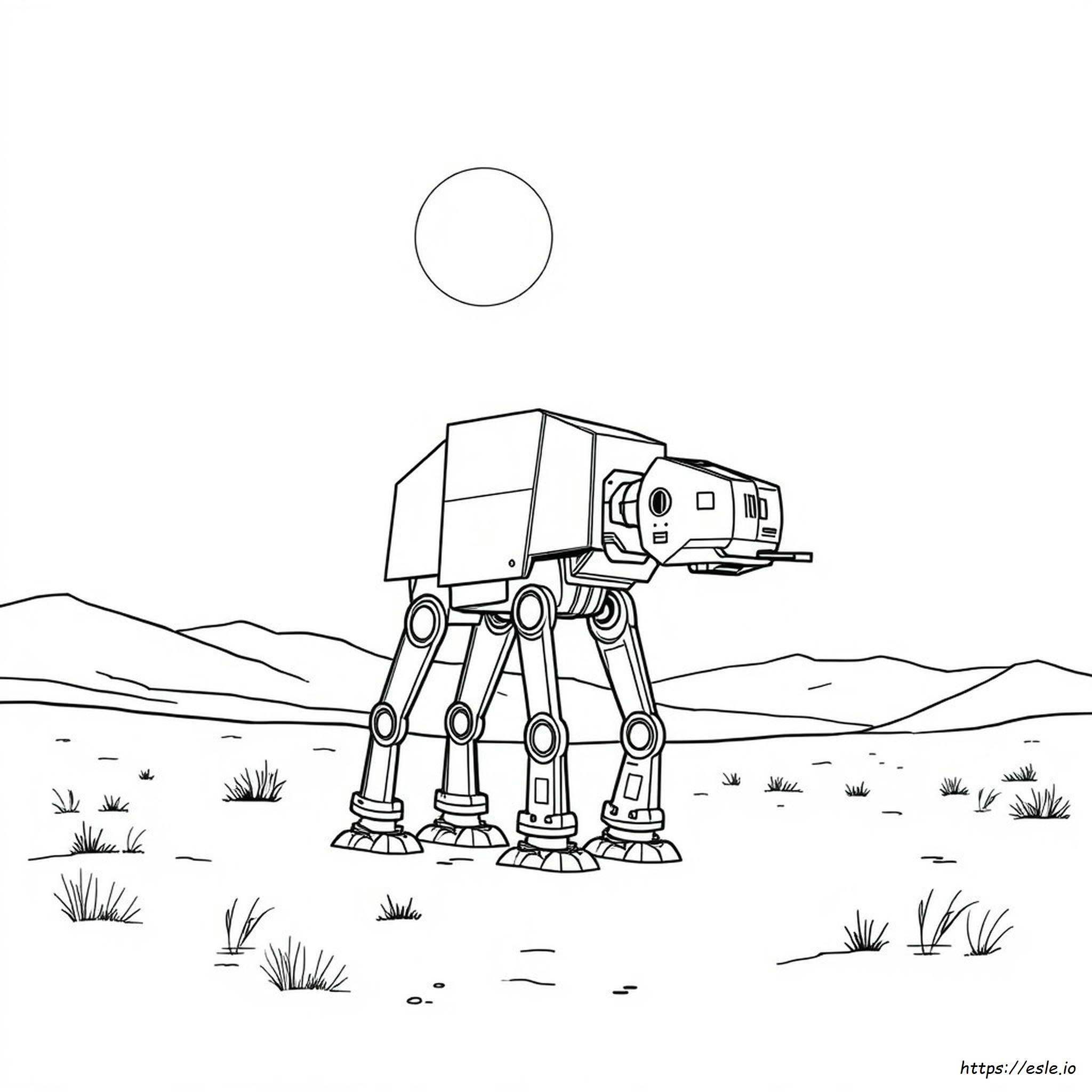 Coloriage At-At Walker