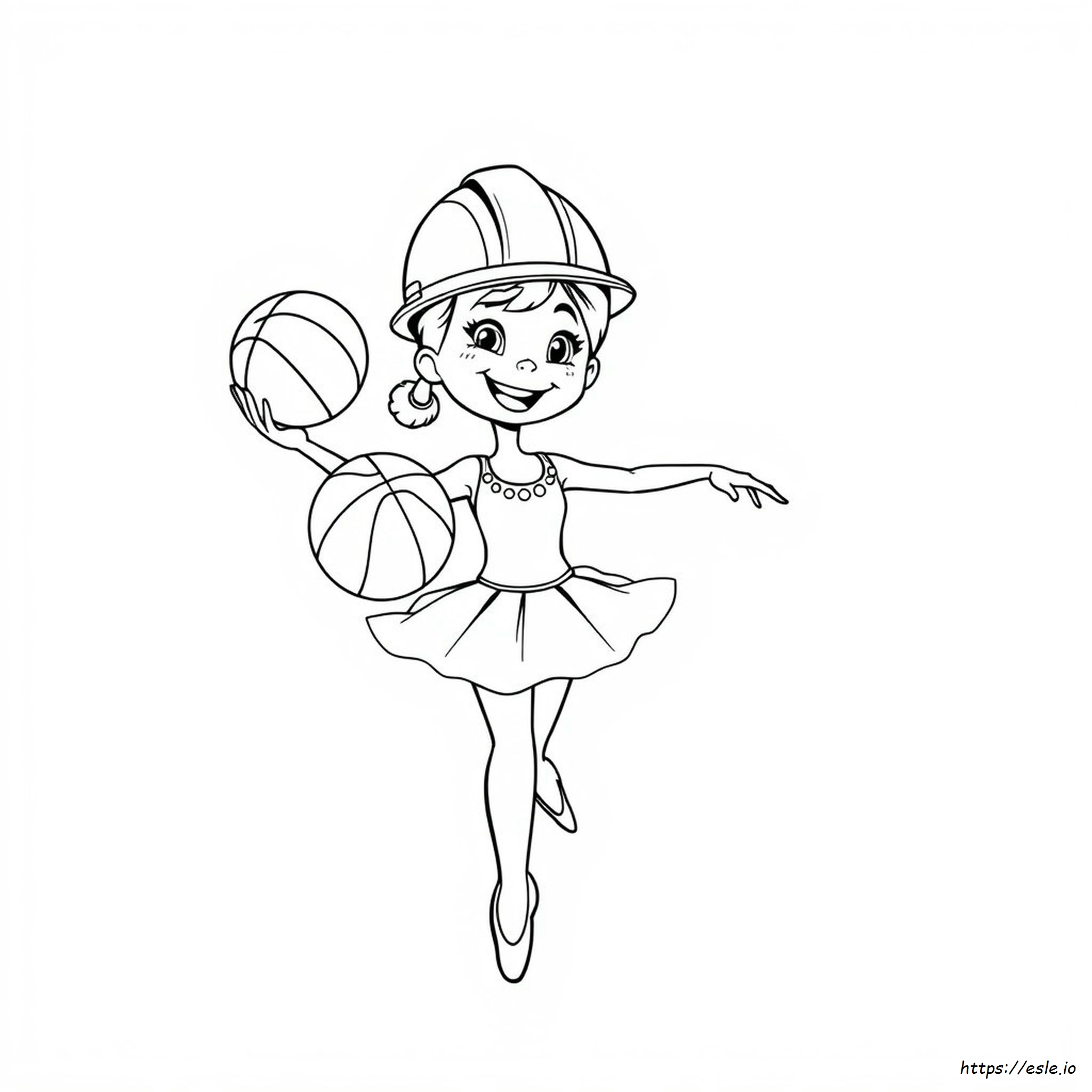 Páginas Difíciles De Bailarinas Para Colorear