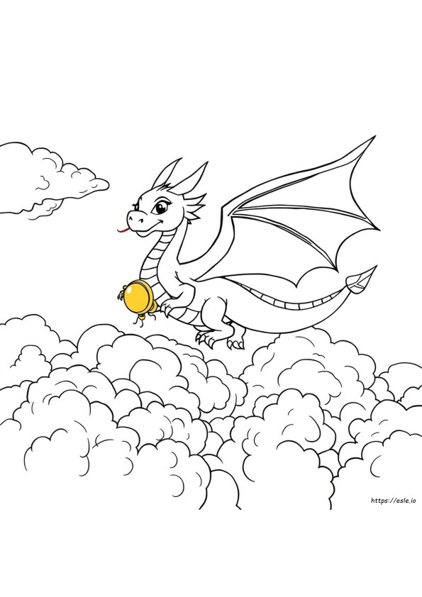 Free Dragon Coloring Pages
