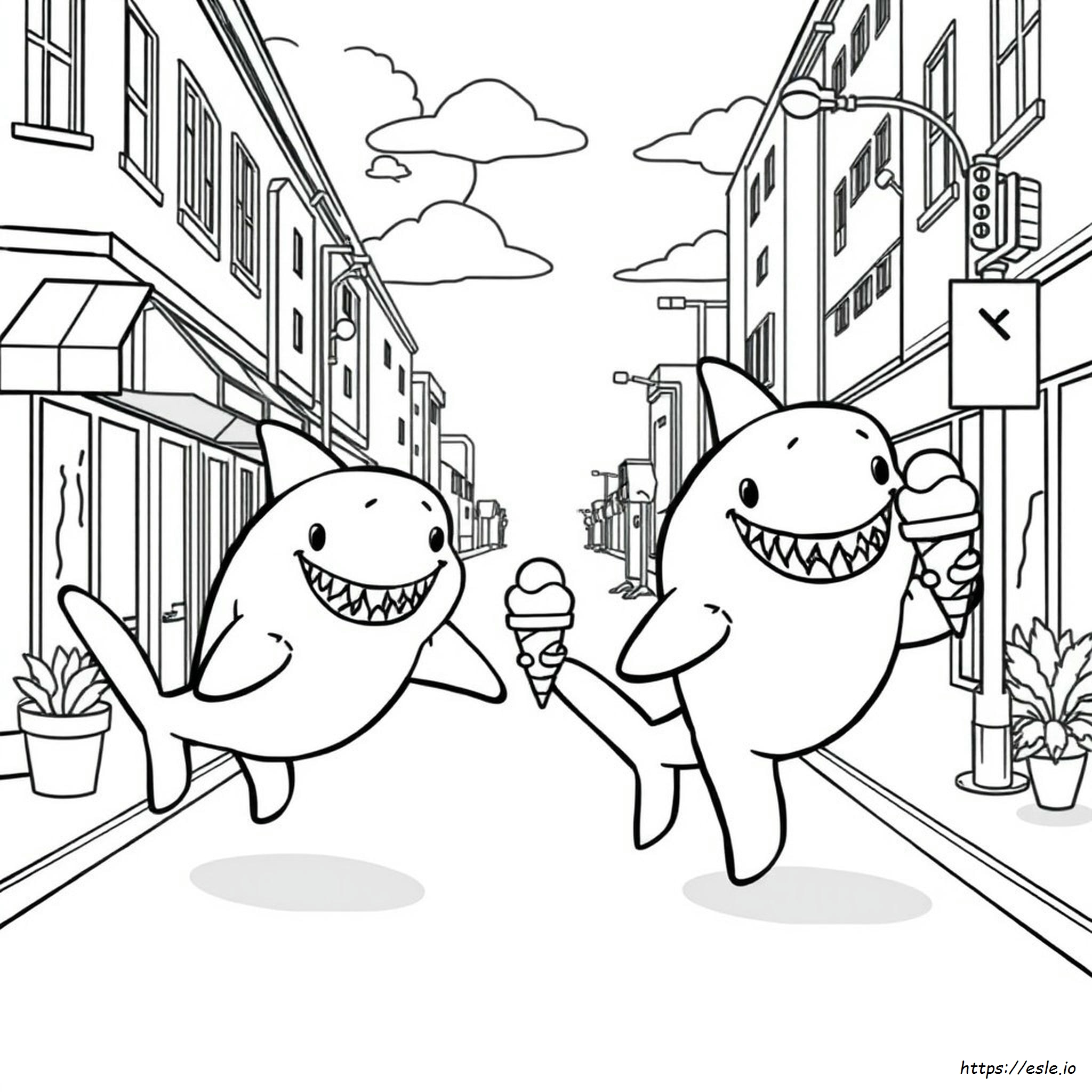 Street Sharks Coloring Pages