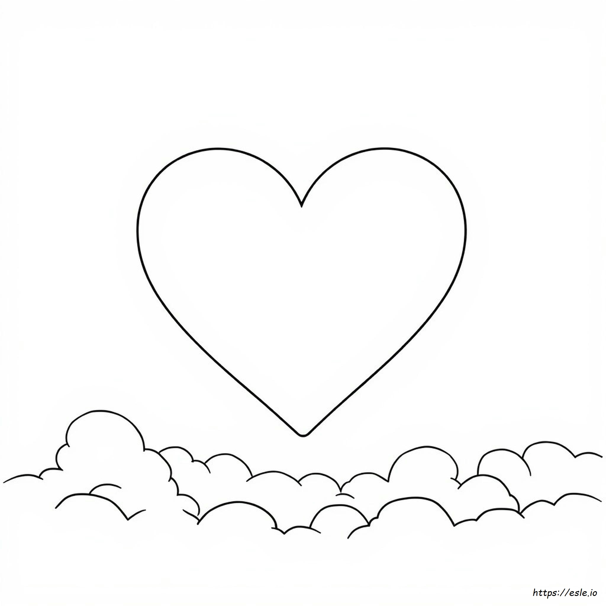 Corazón Gigante Para Colorear