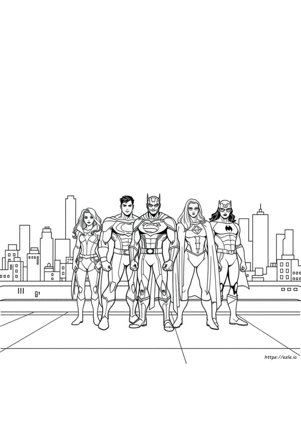 Marvel Heroes Printable Coloring Pages