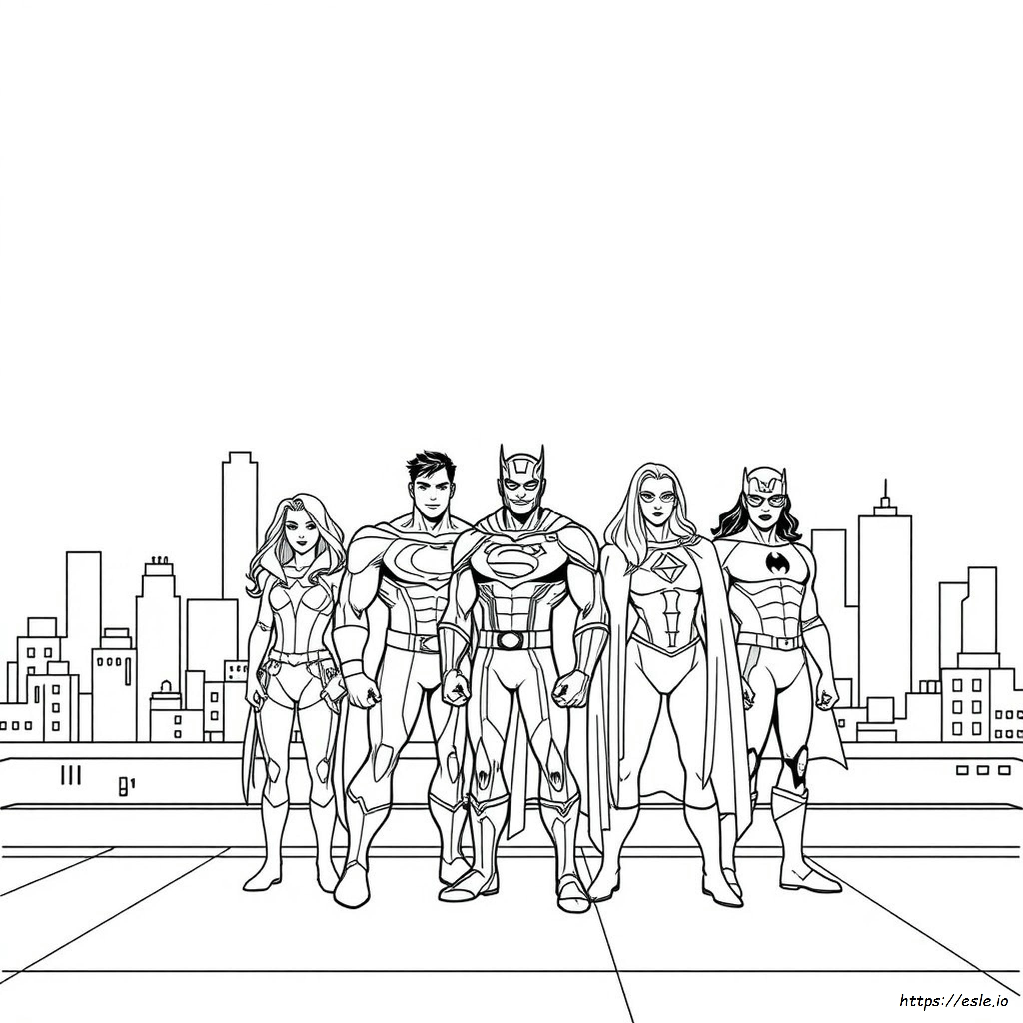 Marvel Heroes Printable Coloring Pages