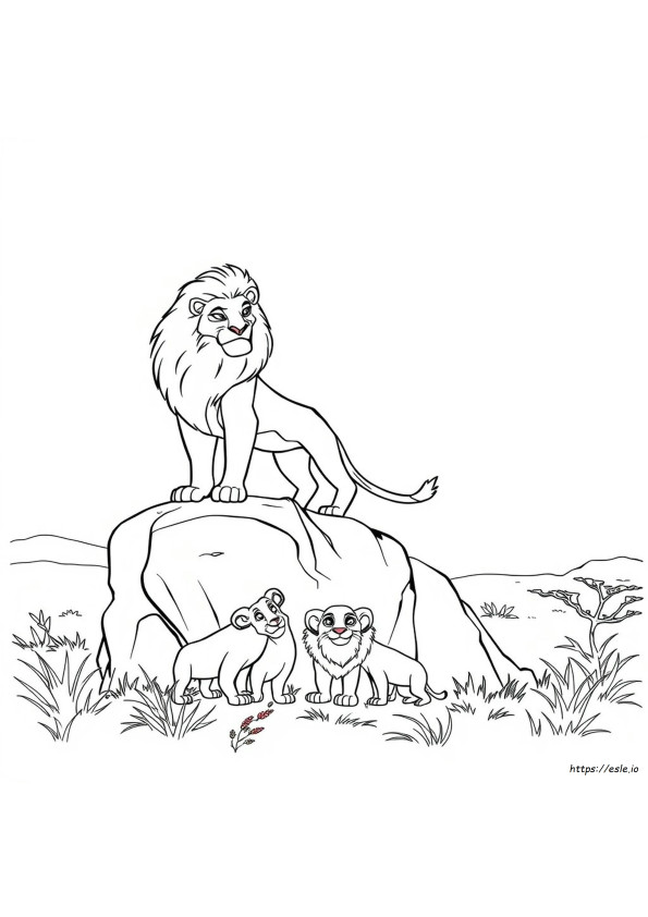Novos Desenhos Para Colorir Do Rei Leão