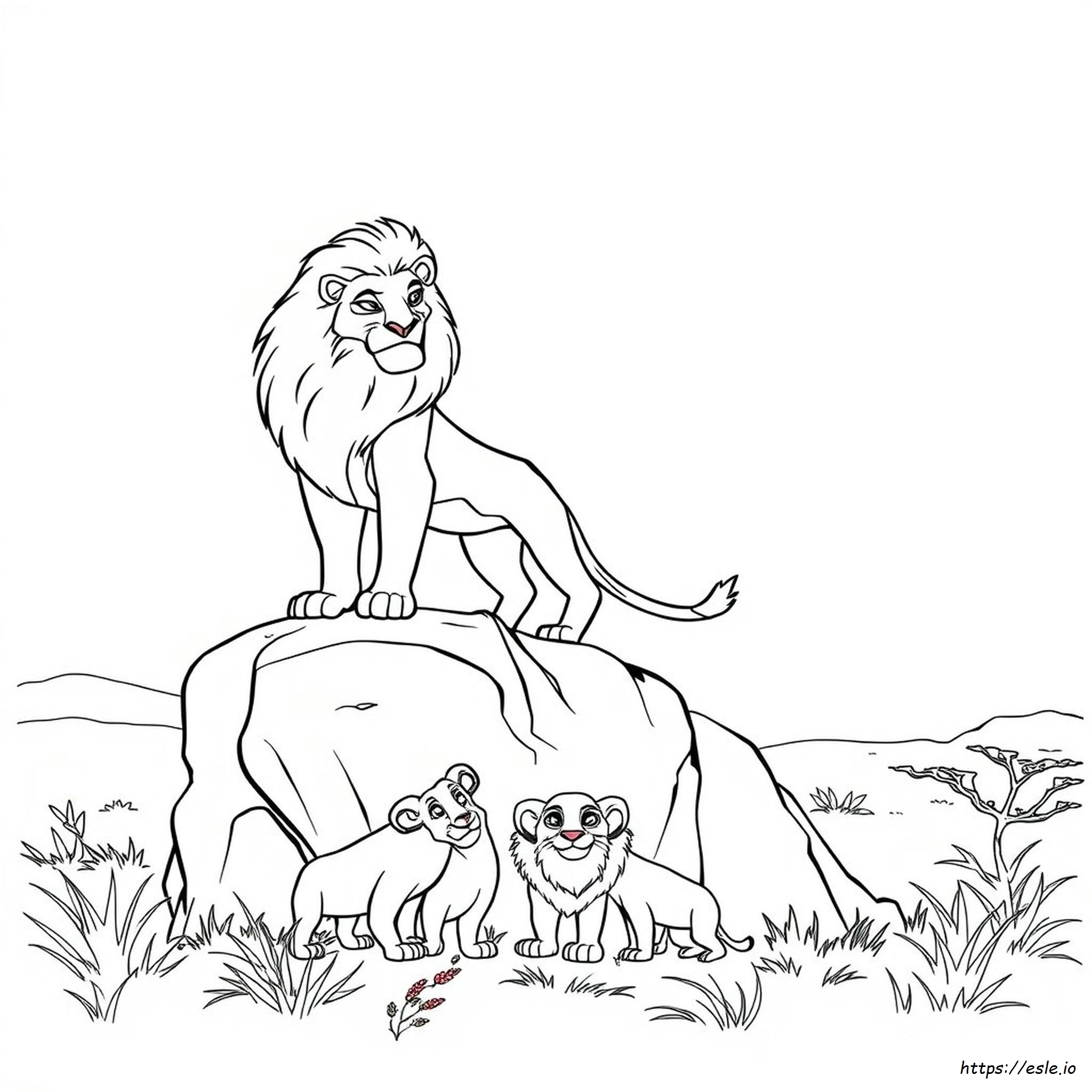 New Lion King Coloring Pages