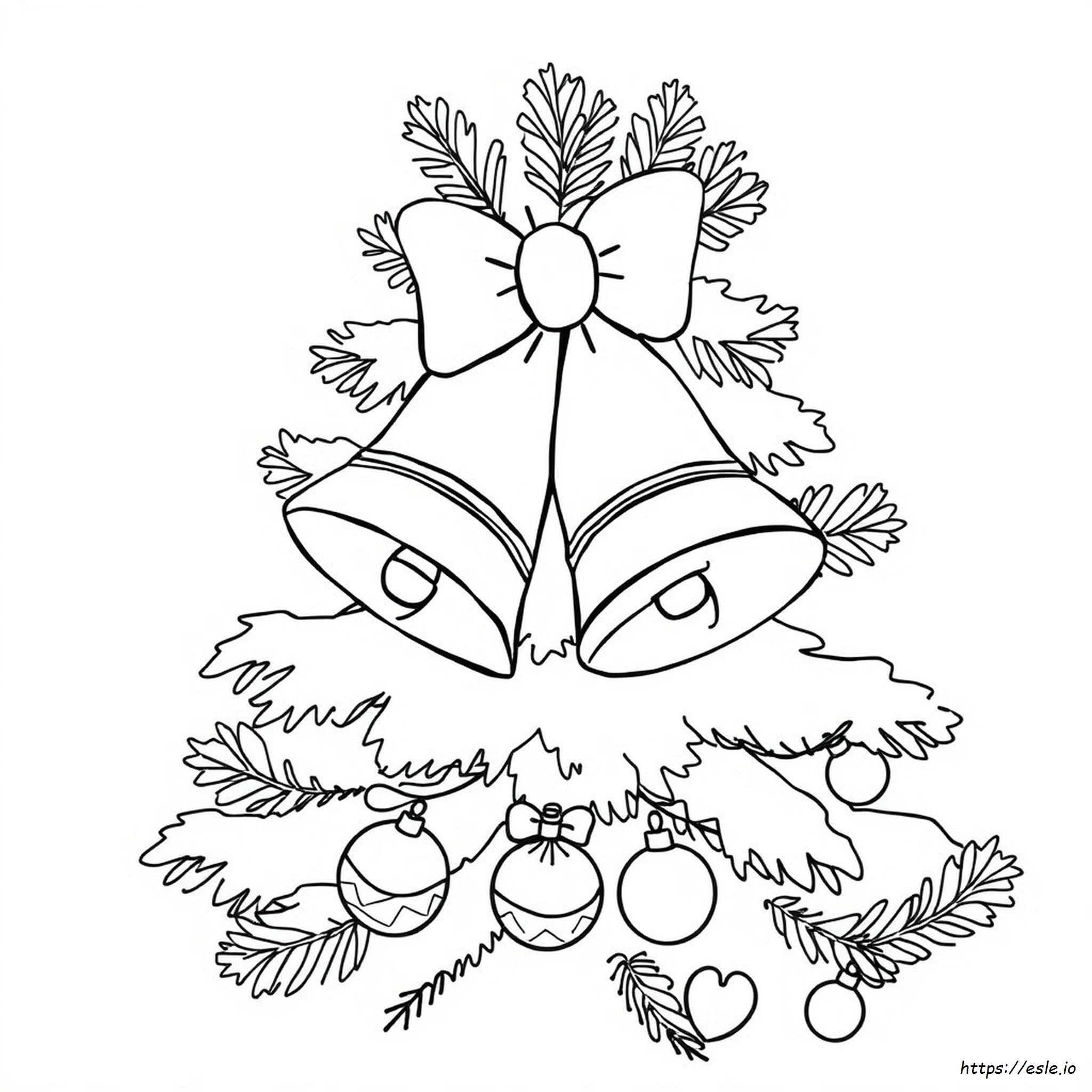 Xmas Bells Coloring Page