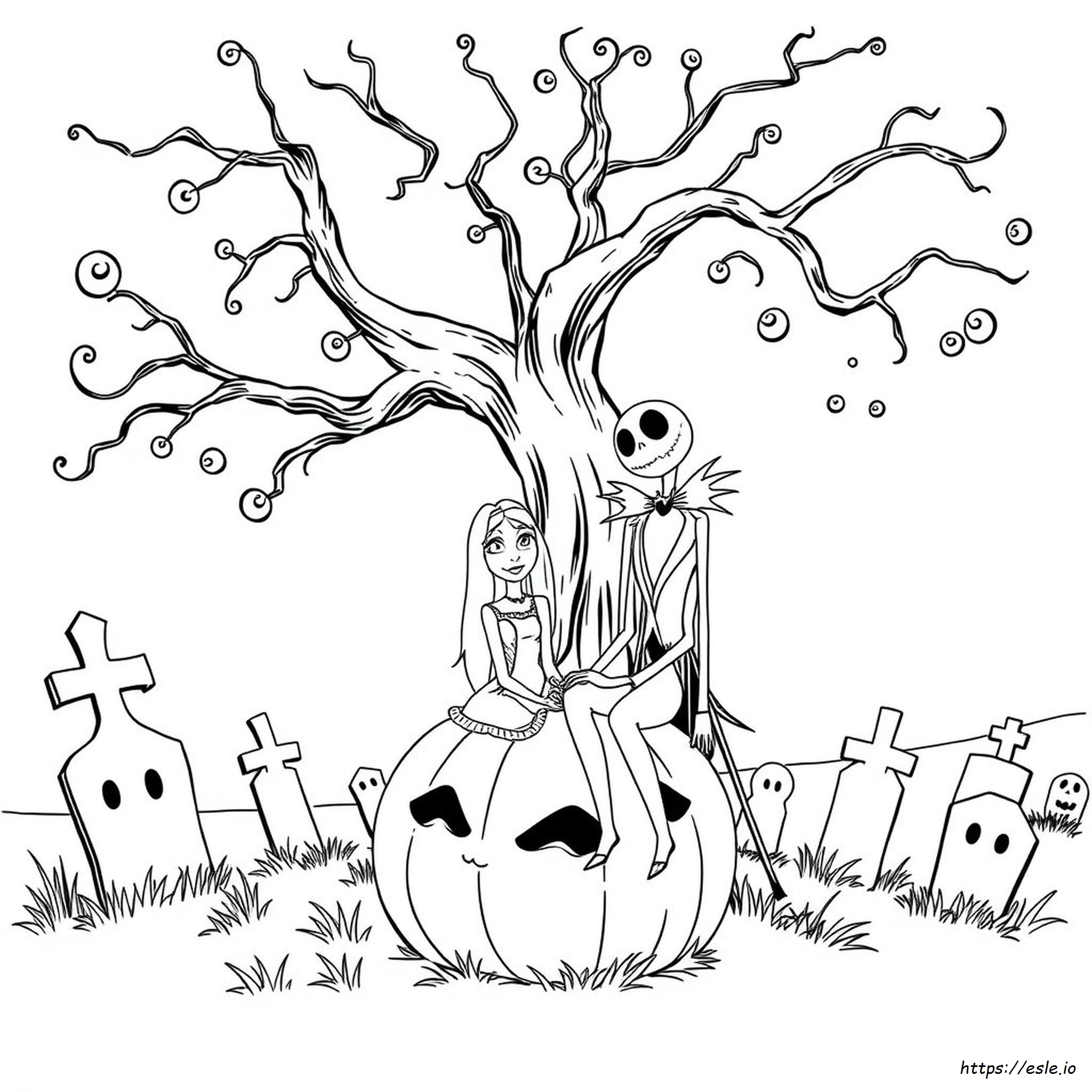 Nightmare Before Christmas Coloring Pictures