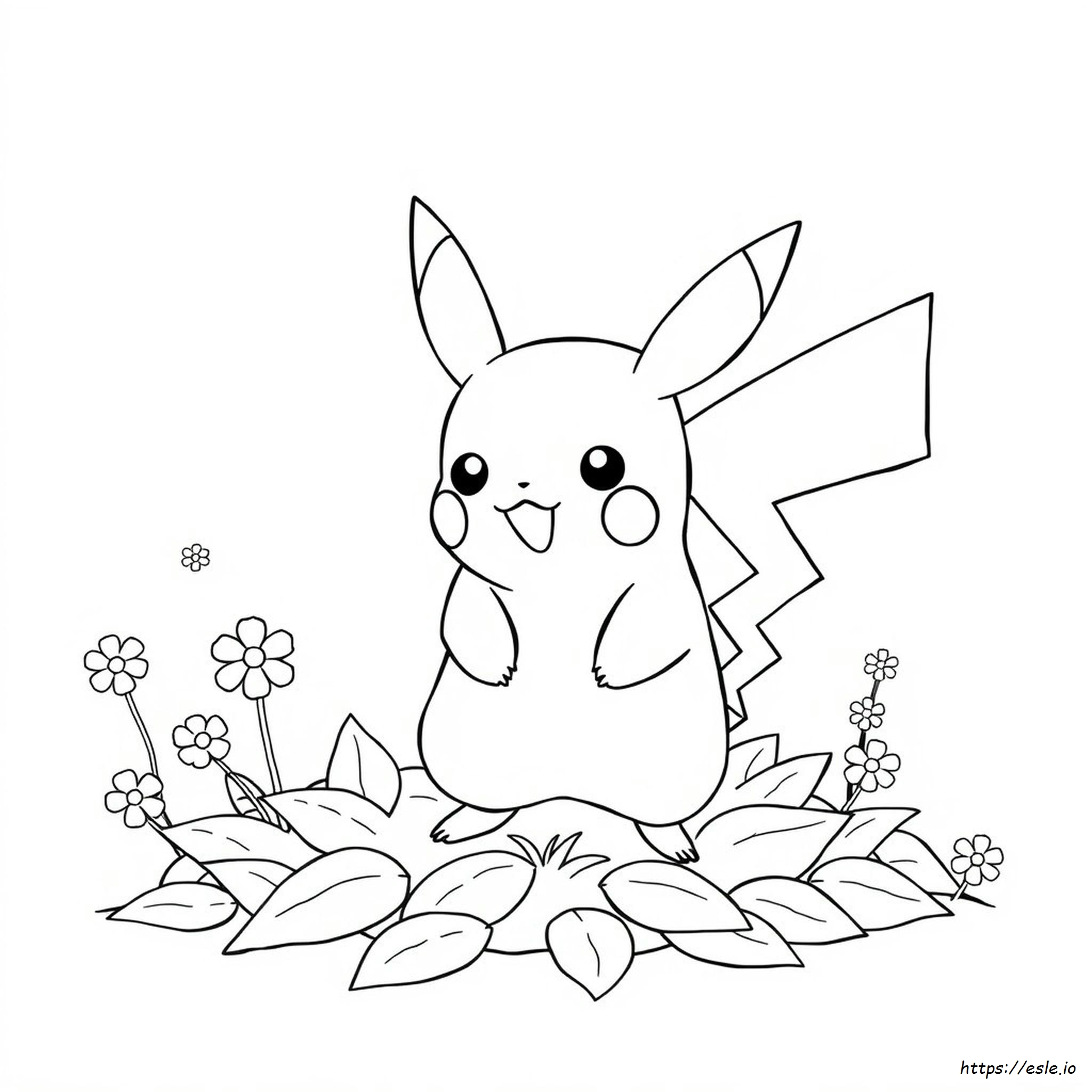 Colouring Pages Of Pikachu