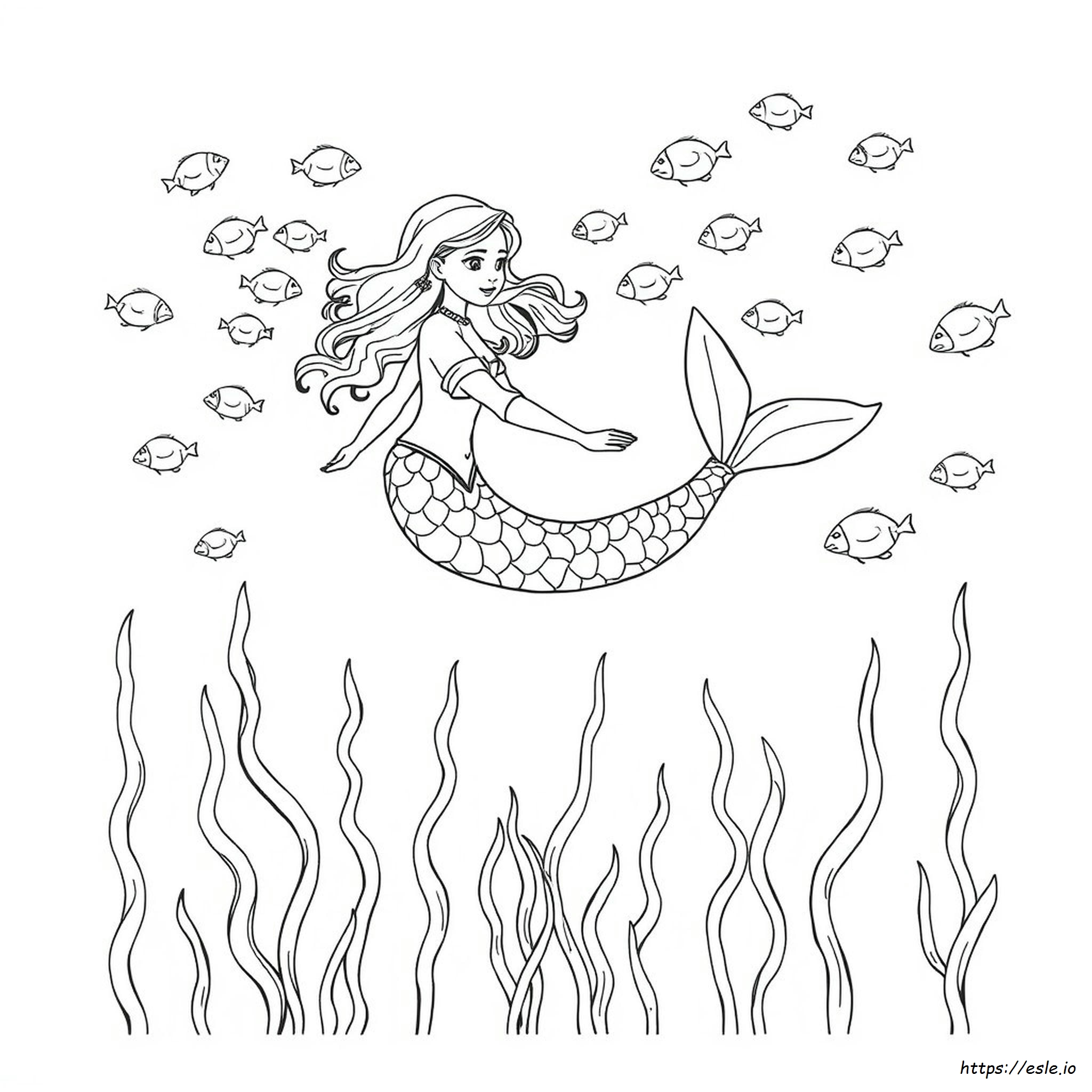 Adult Coloring Pages Of Mermaids