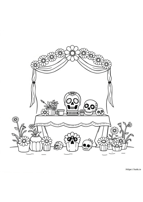 Free Printable Day Of The Dead Coloring Pages For Adults