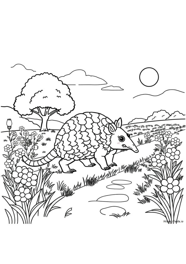 Dessin De Tatou À Imprimer Gratuit