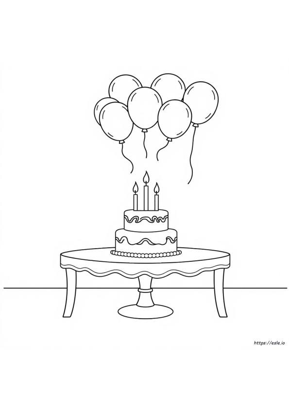 Birthday Colouring Pages Printable