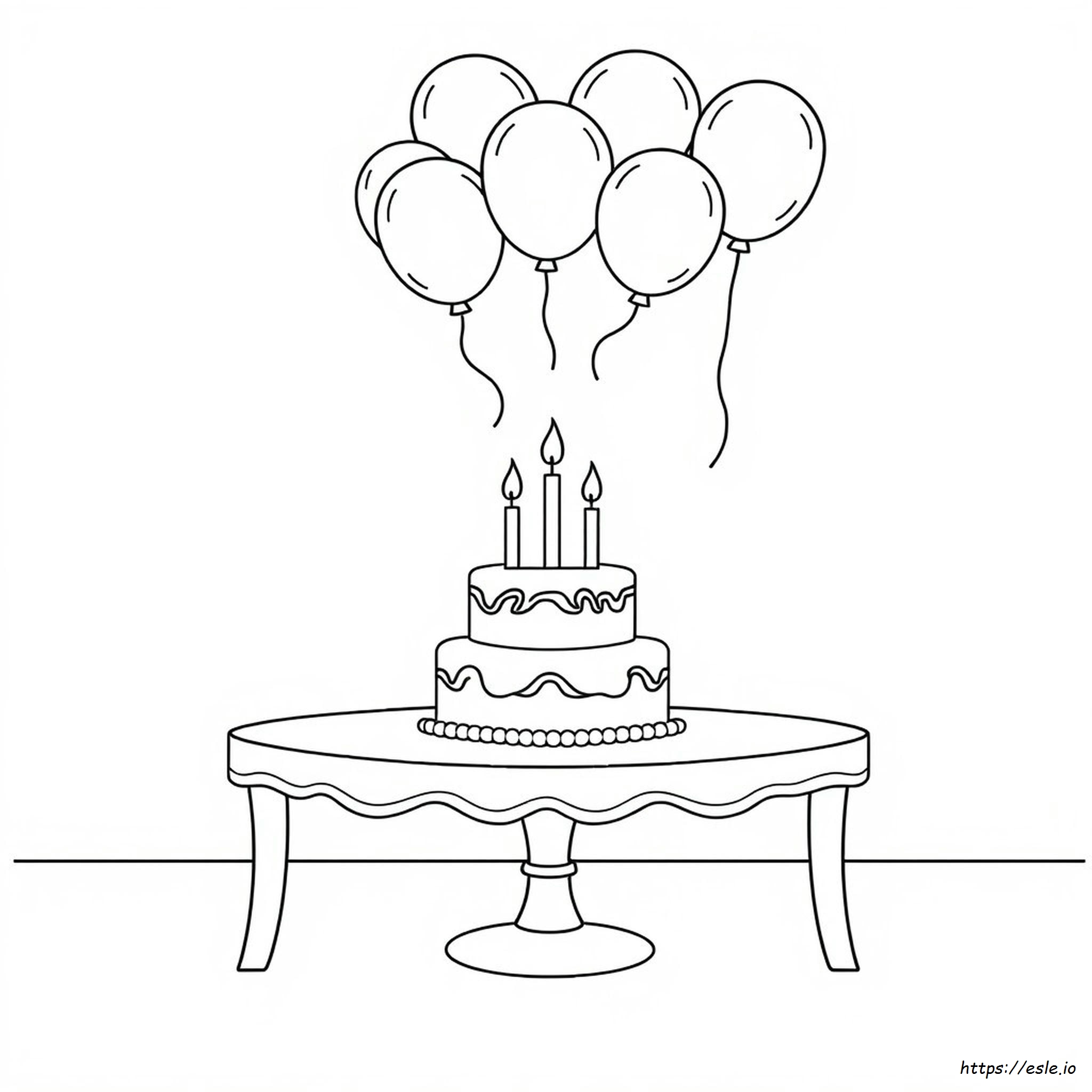 Disegni Di Compleanno Da Colorare E Stampare