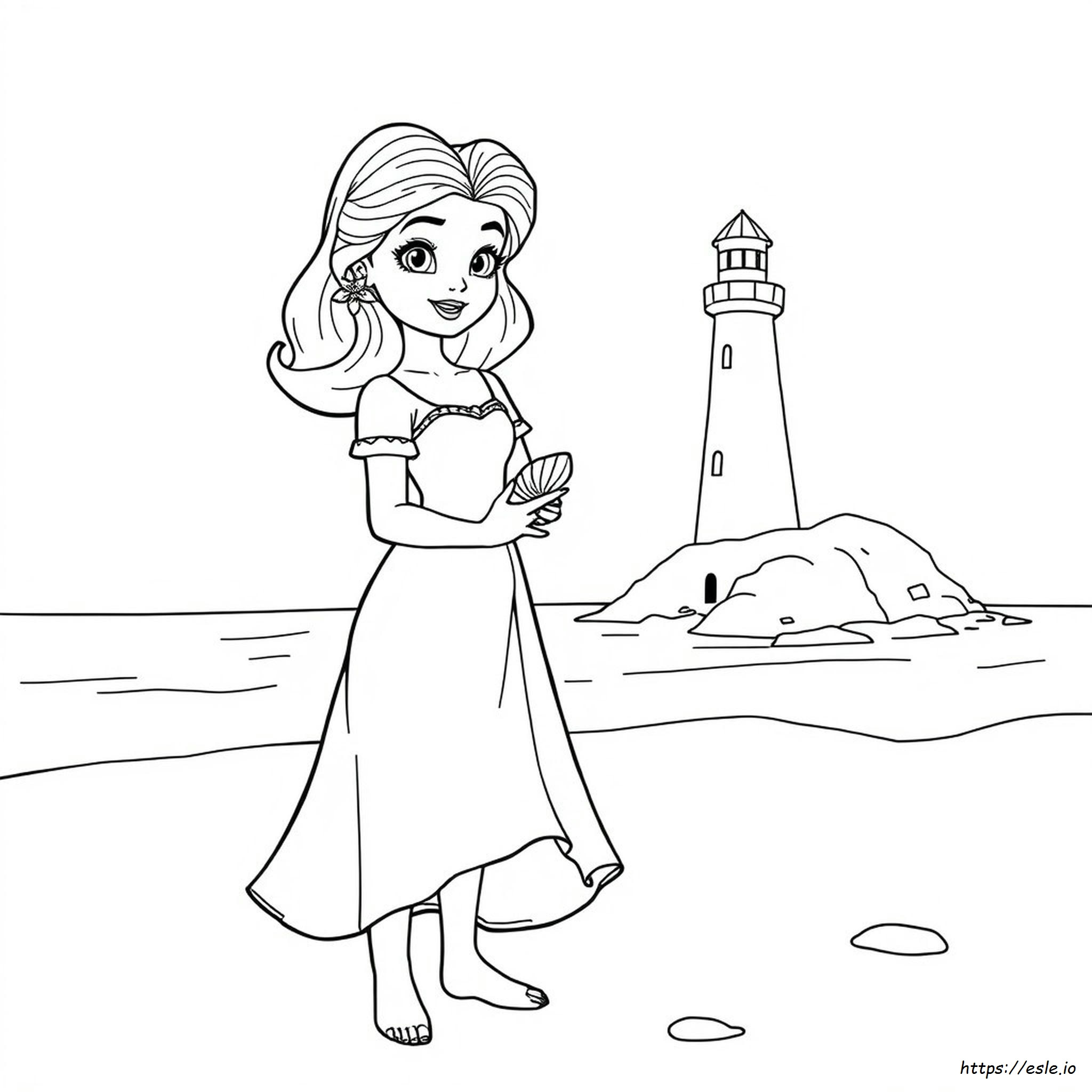 Audrey From Descendants Coloring Page