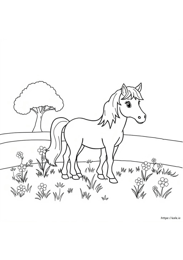 Pony For Colouring