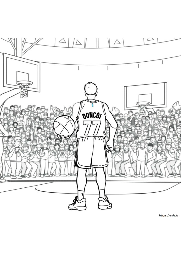 Coloriage Luka Doncic