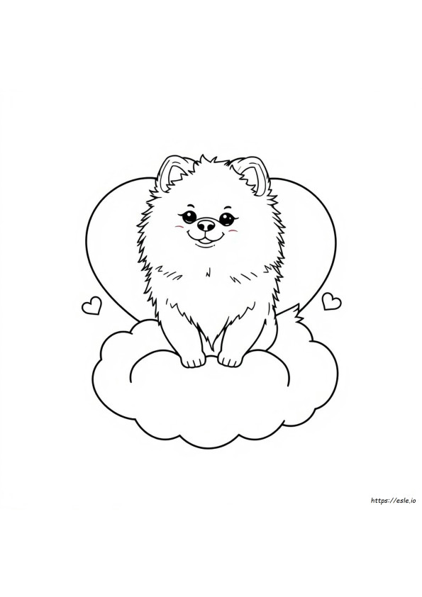 Pomerania Para Colorear