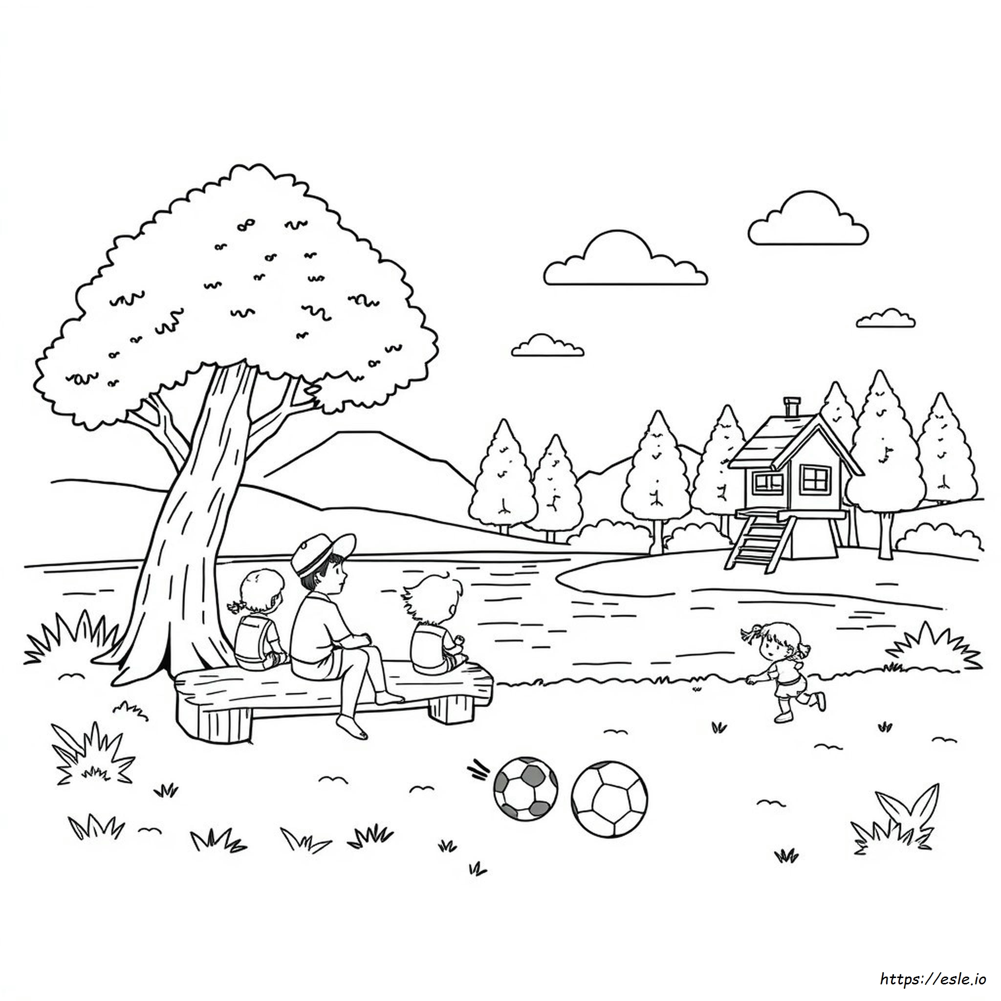 Coloring Pages For Summer Camp