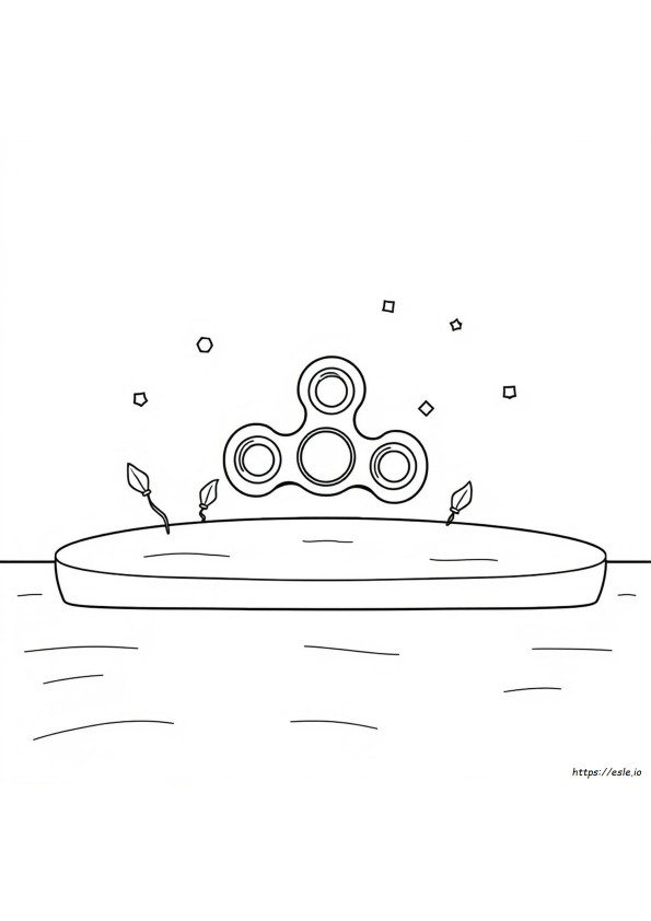 Páginas Para Colorear De Fidget Spinner Imprimibles