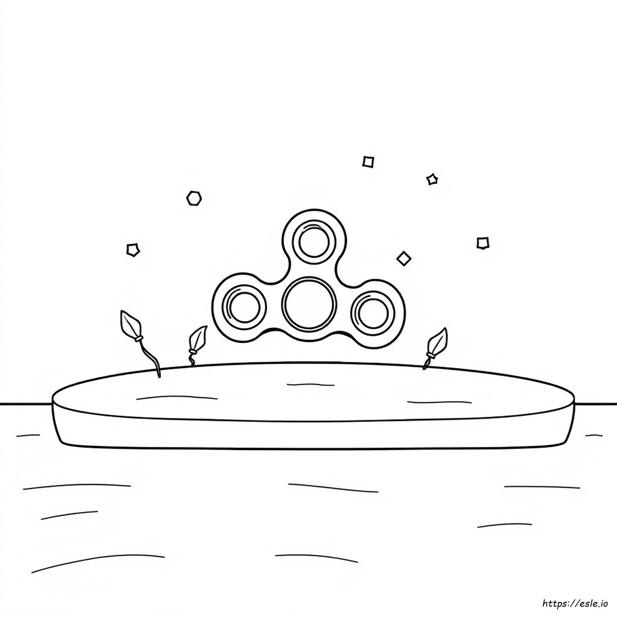 Páginas Para Colorear De Fidget Spinner Imprimibles