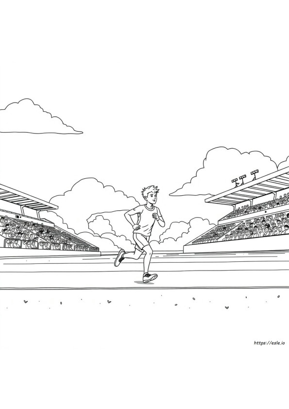 Libro Da Colorare Sportivo