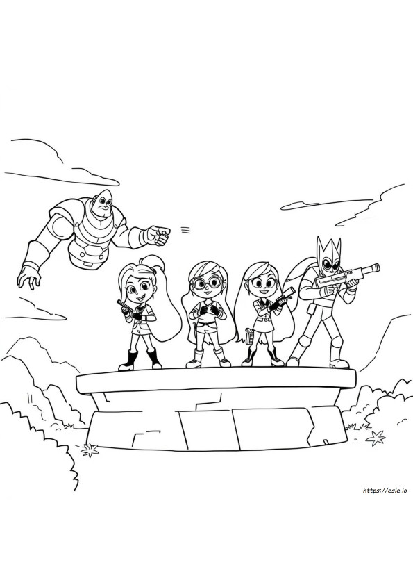 Kim Possible Kártyajáték Színező Oldalak
