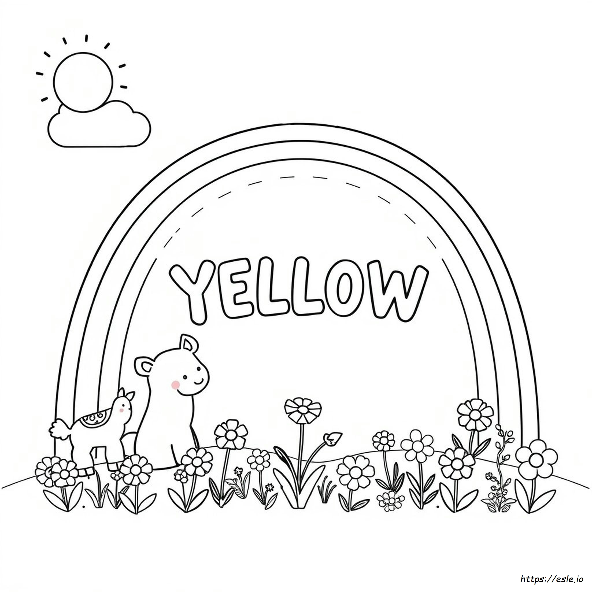 Rainbow Friends Giallo Disegni Da Colorare
