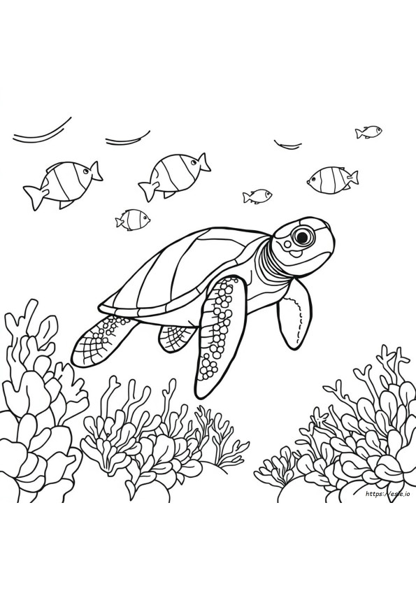 Coloring Sea Animals Printable