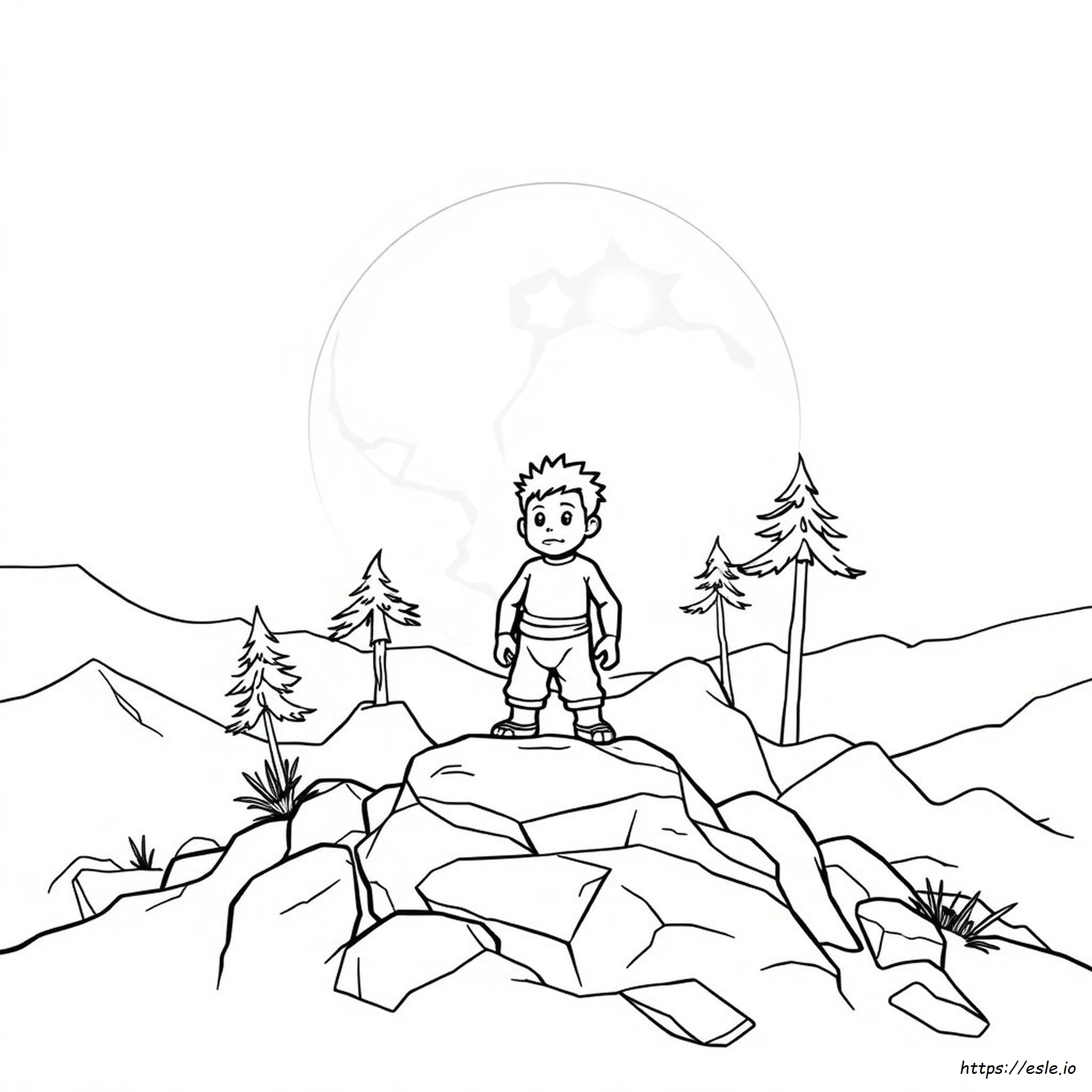 Gojo Para Colorir
