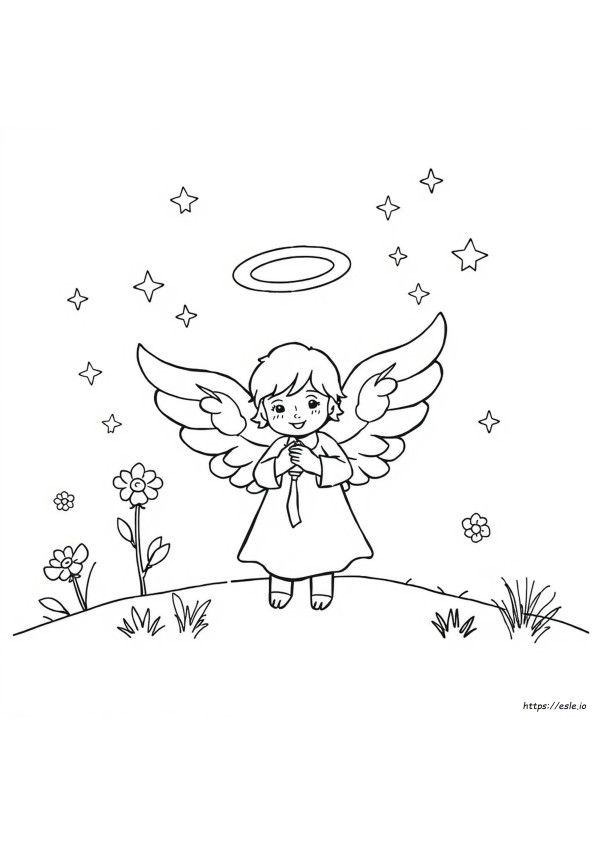 Angeli Custodi Da Colorare E Stampare Gratis