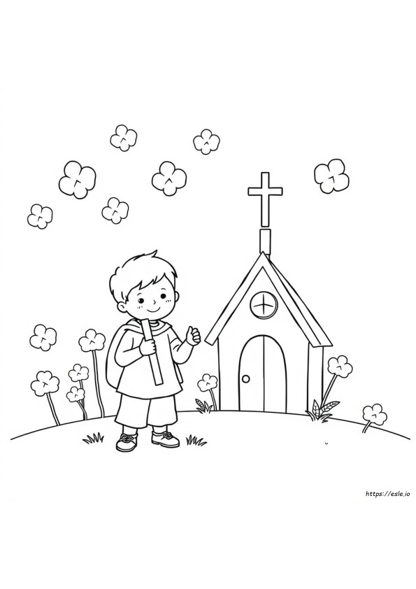 Preschool Religious Coloring Pages