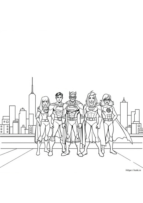 Free Superhero Coloring Pages To Print