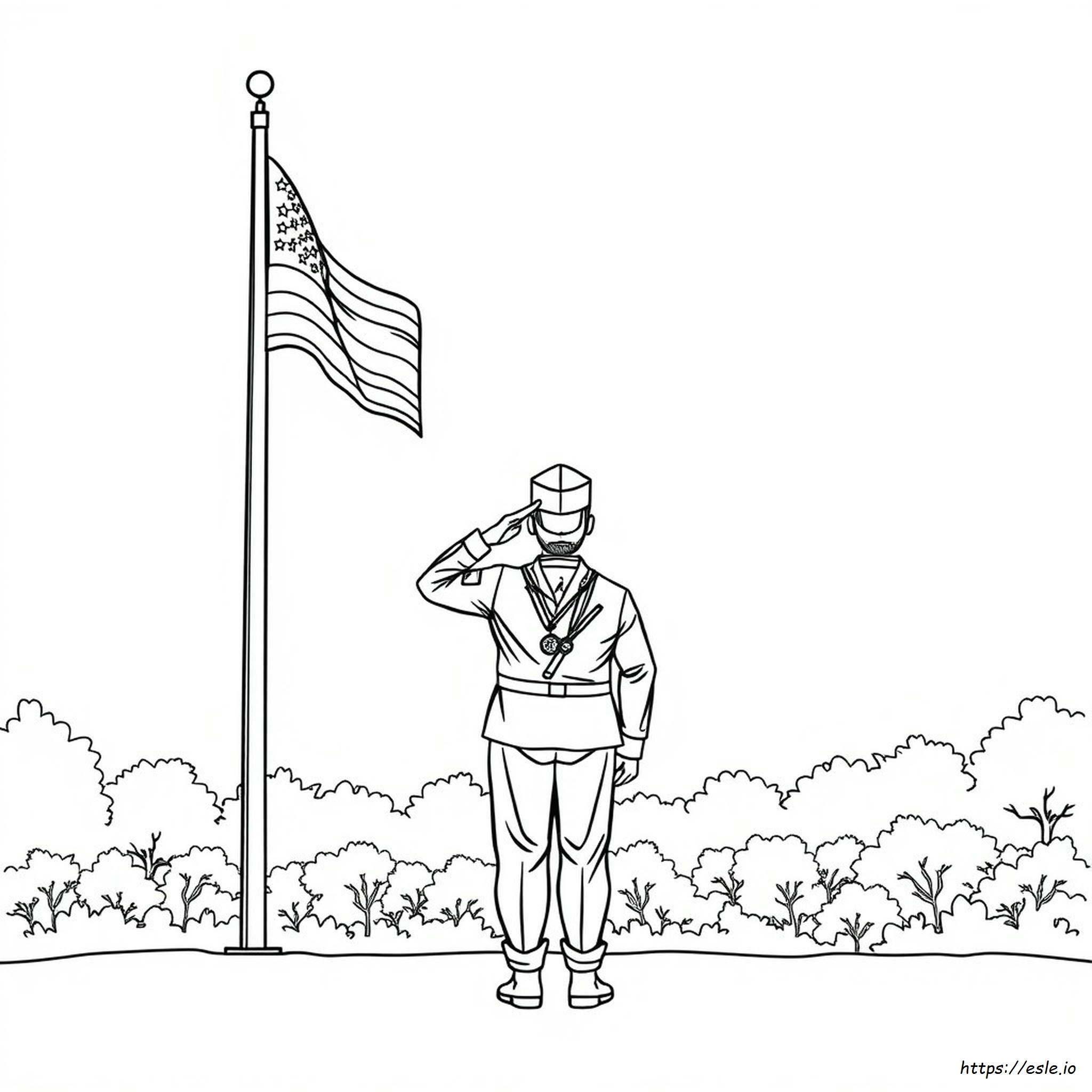 Gambar Mewarnai Veteran