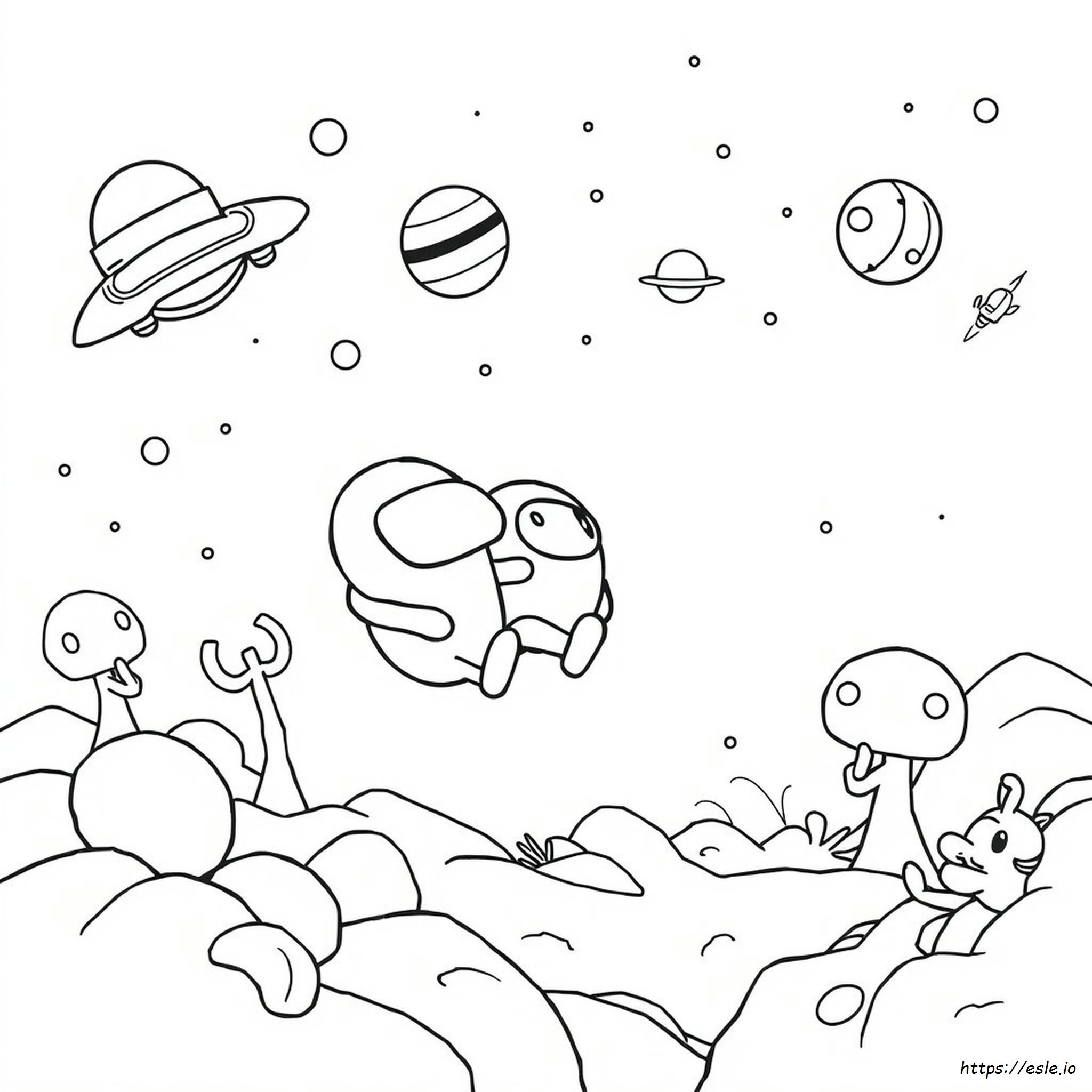 Free Coloring Pages Of Among Us