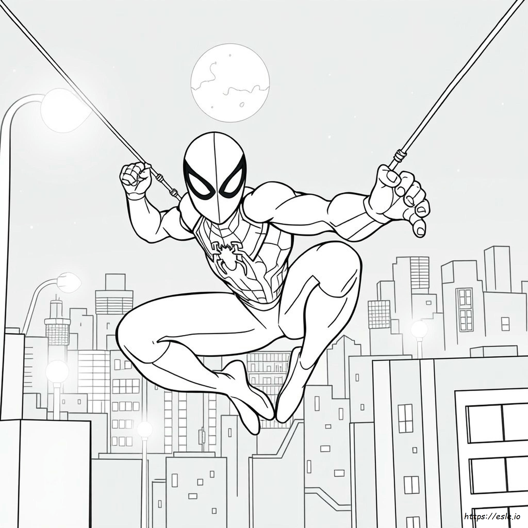 Spiderman Colouring Pages Miles Morales
