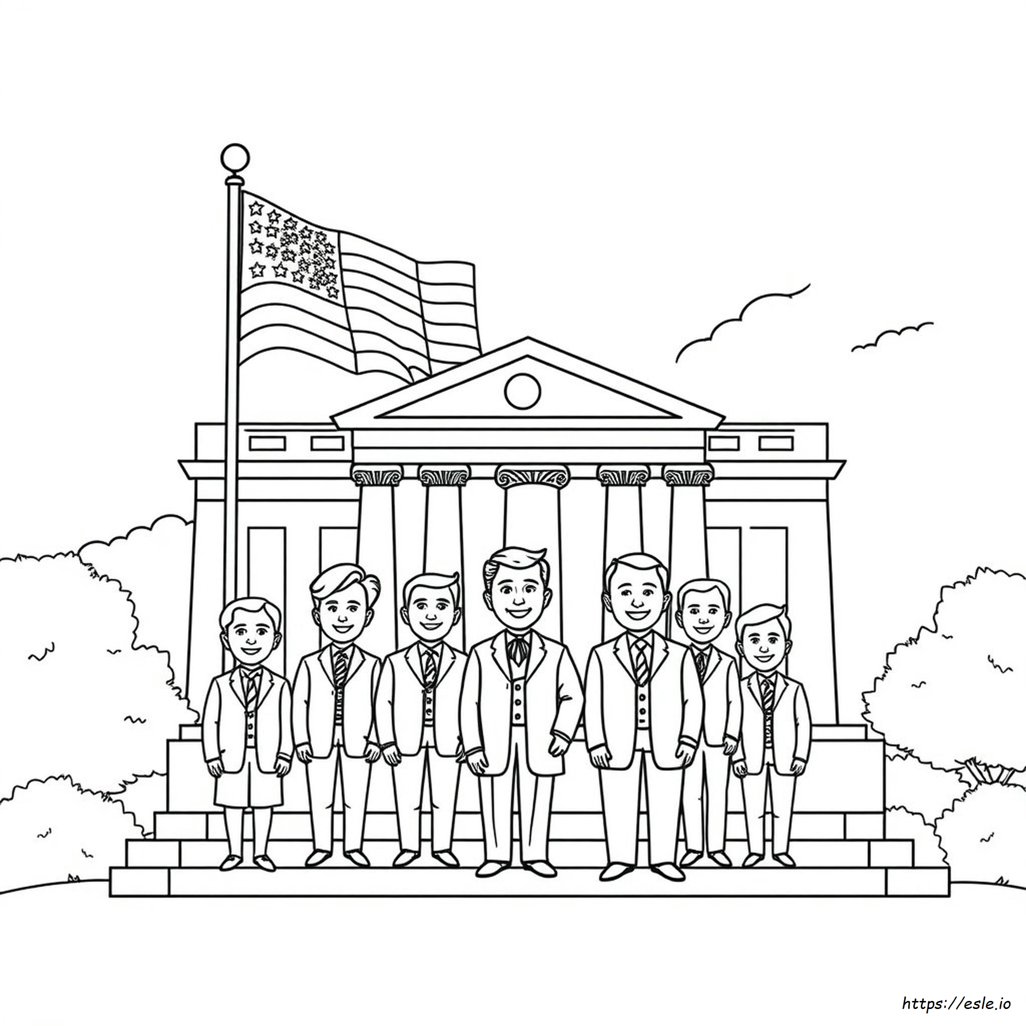 Presidents Coloring Pages Printable