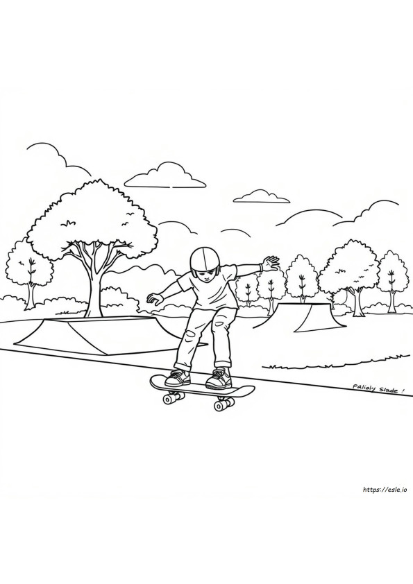 Skateboard Coloring Pictures