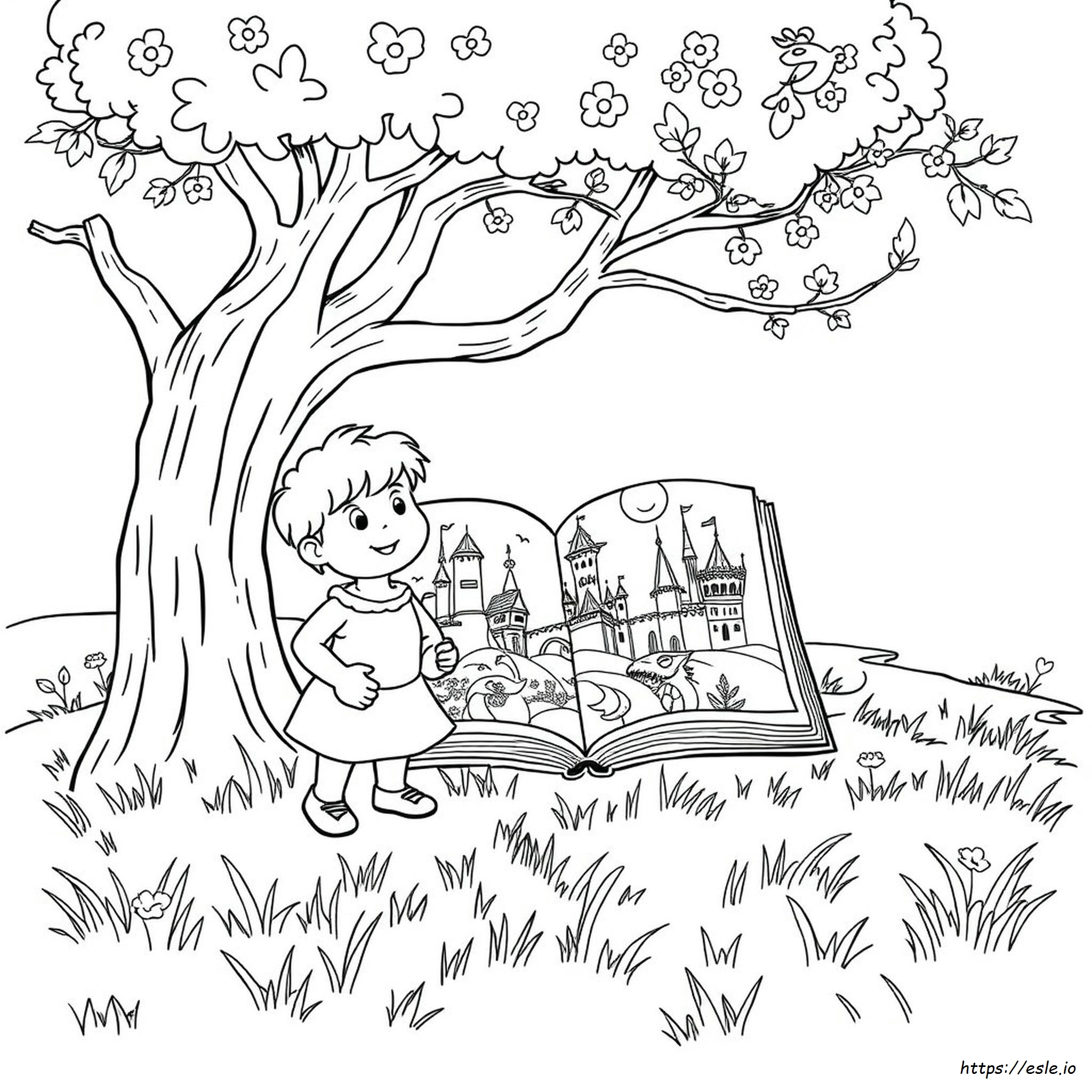 Story Colouring Book