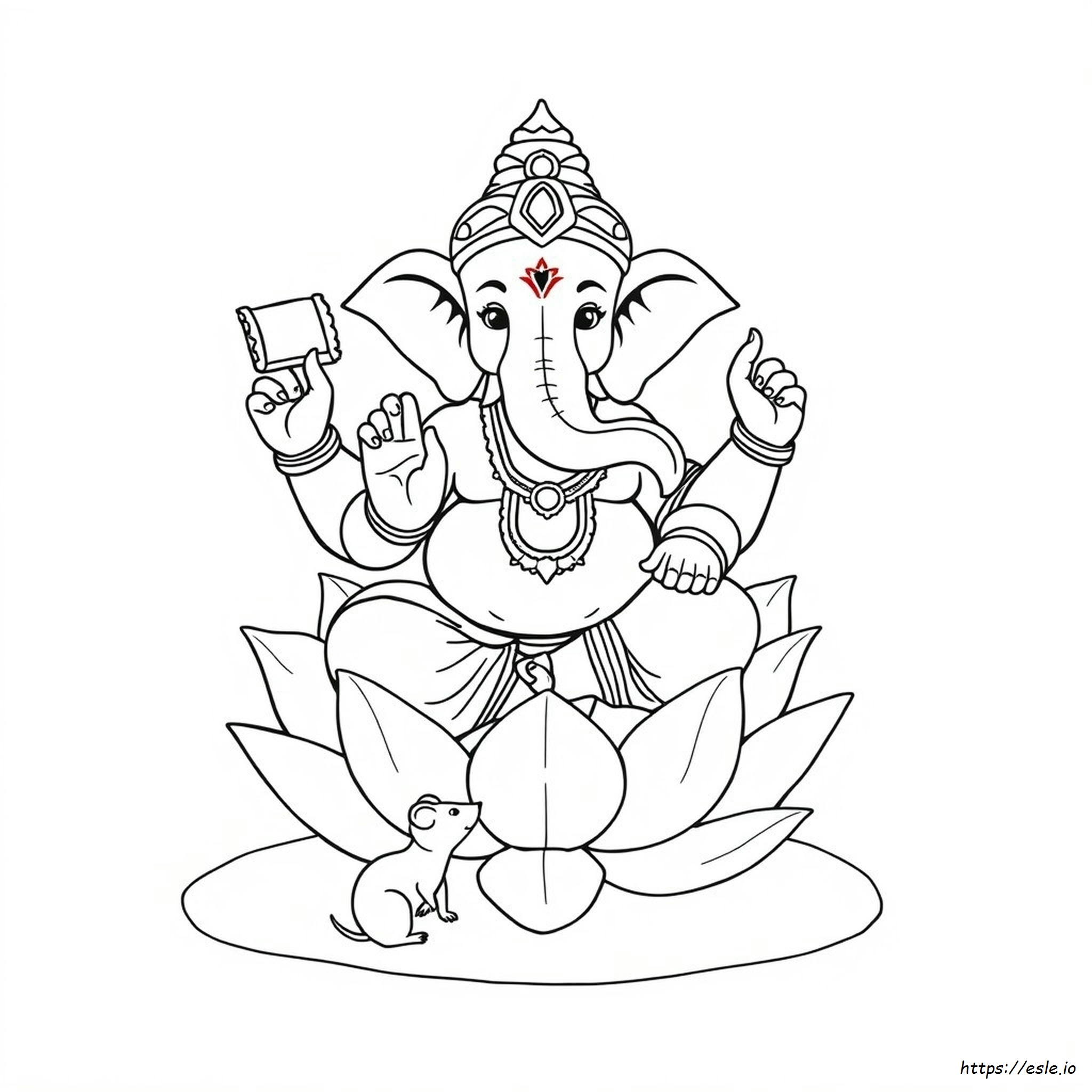 Ganesha Coloring Pictures