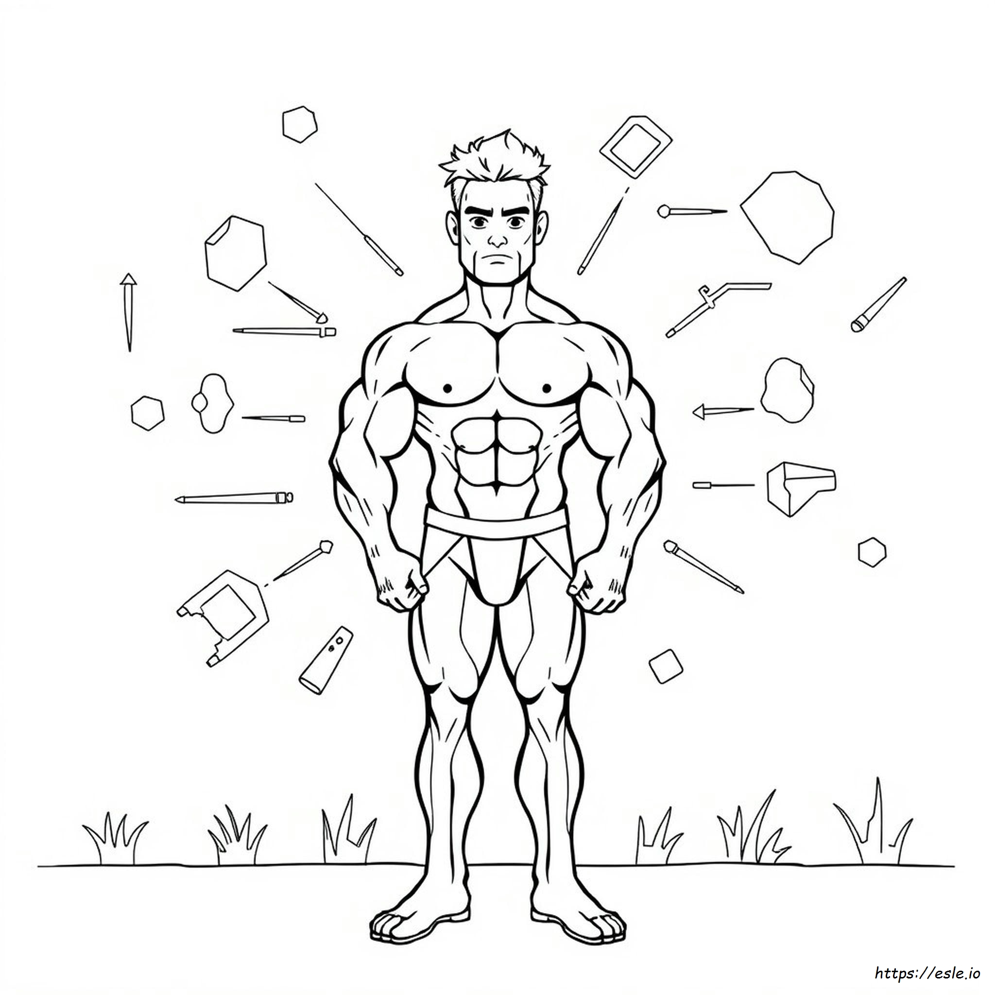 Printable Muscle Coloring Pages