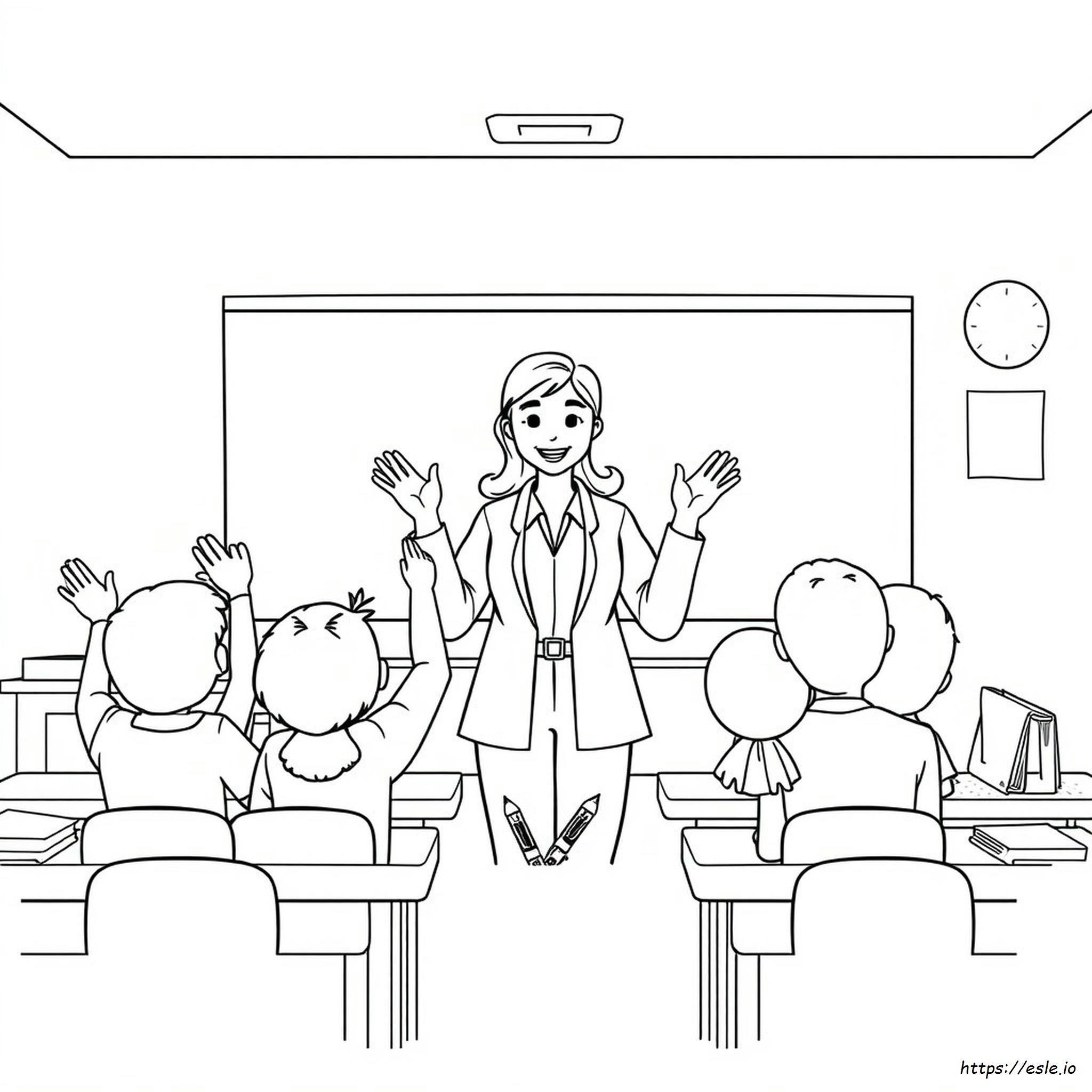 Best Teacher Coloring Pages